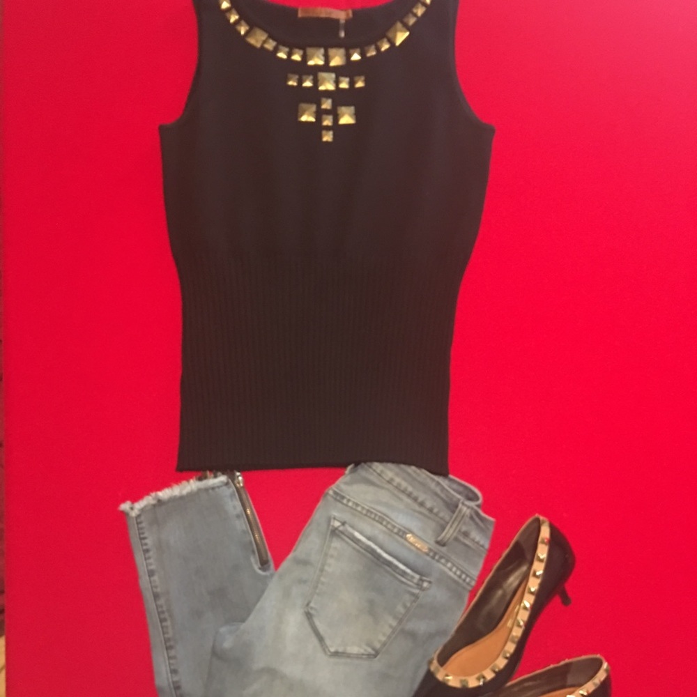 sleeveless sweater blouse - Picture 5 of 8